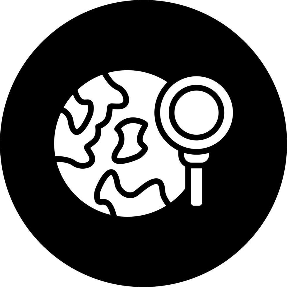 Planet Research Vector Icon Design