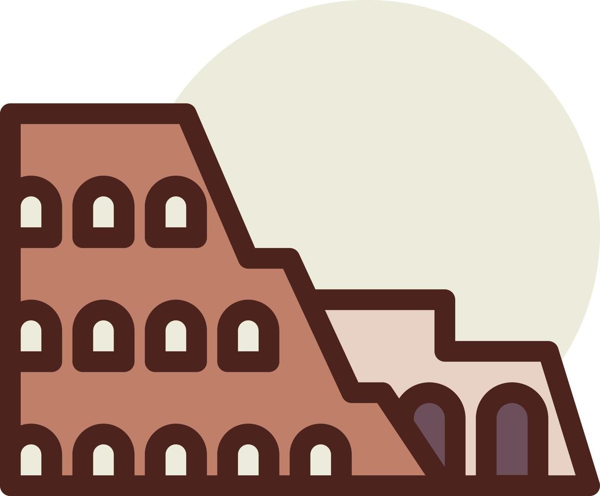 rome monument Illustration Vector