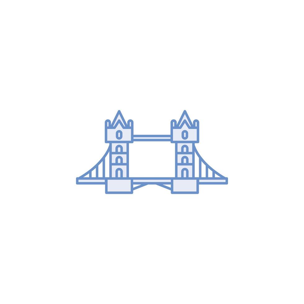 london bridge landmark  vector for Icon Website, UI Essential, Symbol, Presentation