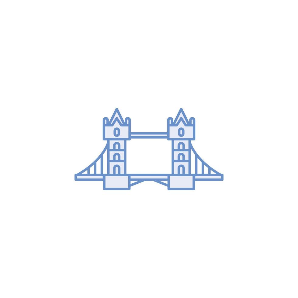 london bridge landmark  vector for Icon Website, UI Essential, Symbol, Presentation