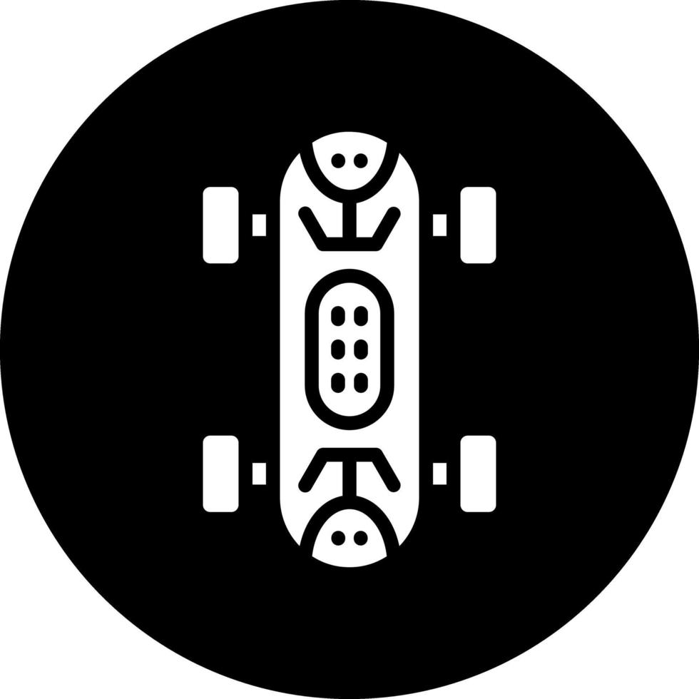 Skateboard Vector Icon Design