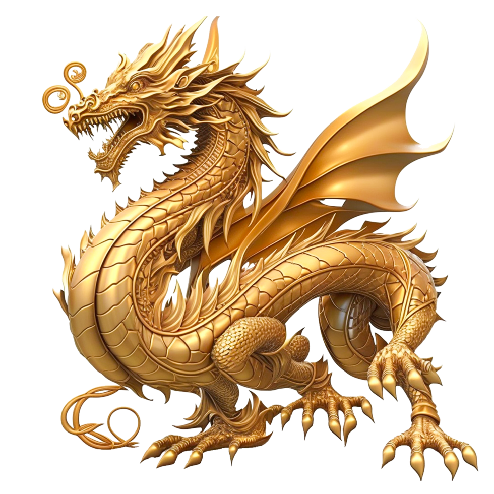 Golden Dragon PNGs for Free Download