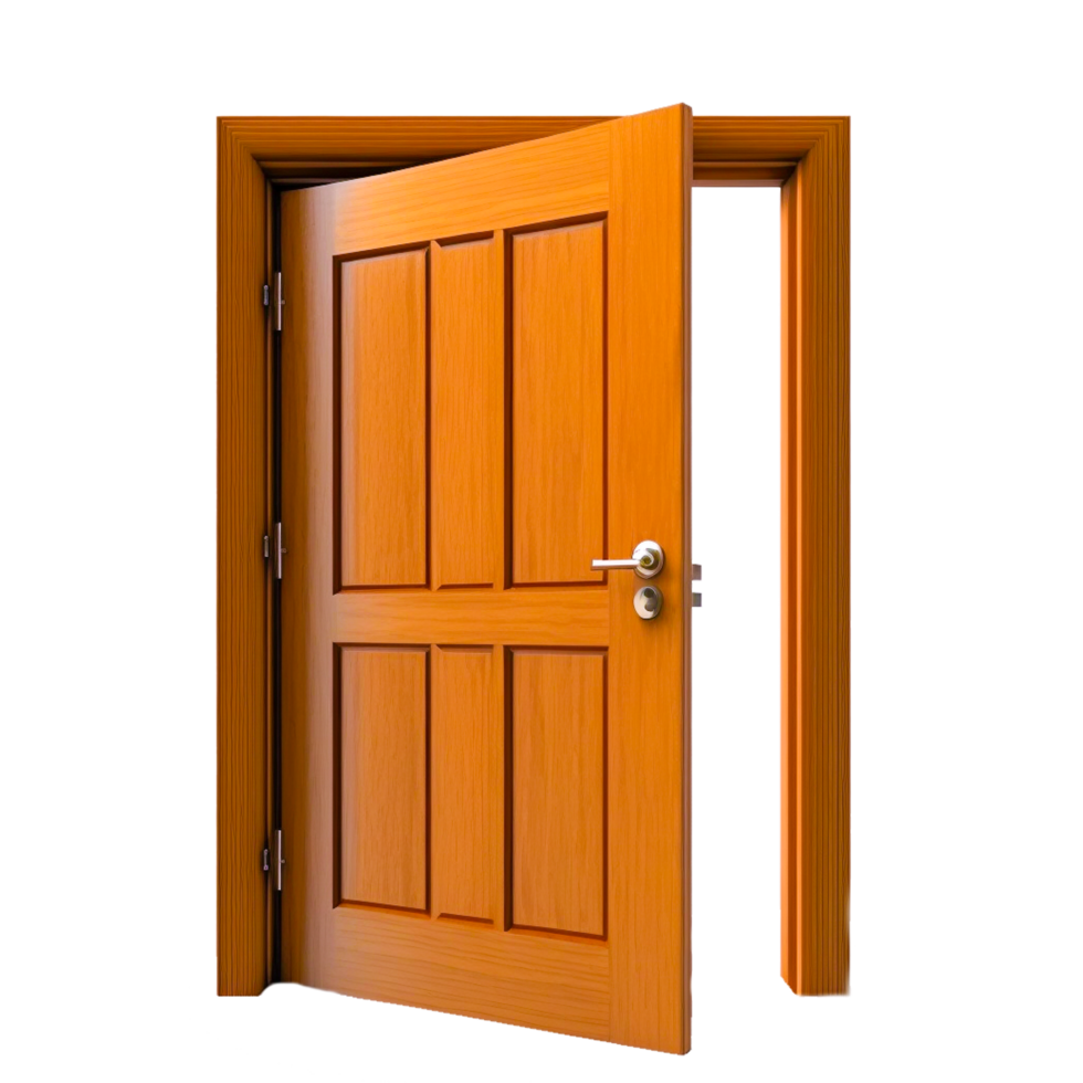 brown big door illustration png