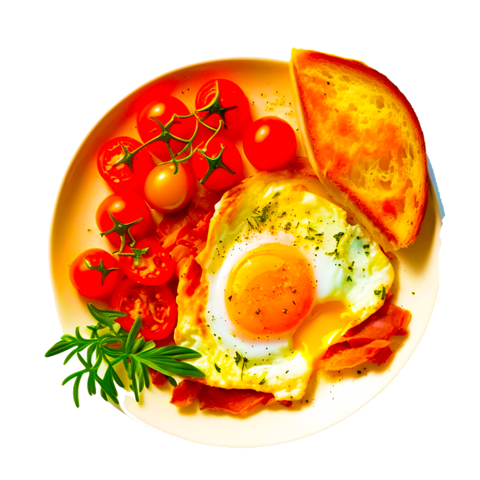 English breakfast PNG transparent