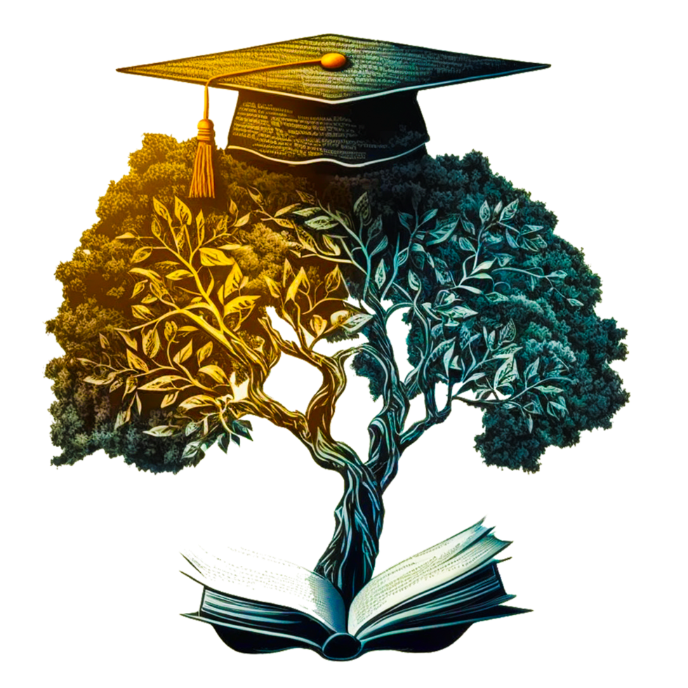 Créatif moderne la nature éducation gratuit illustration png