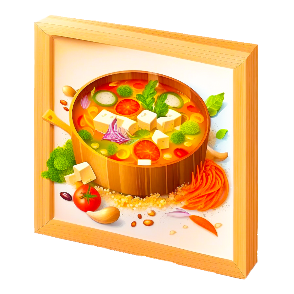 Bowl Of Vegetable Soup free illustration png