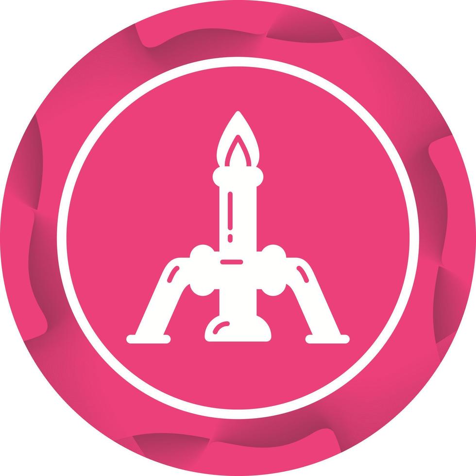 Chemistry Candles Vector Icon