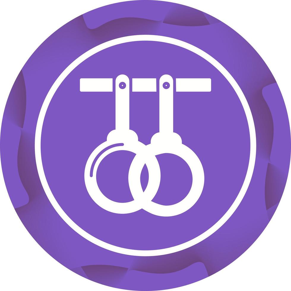 Gym Rings Vector Icon