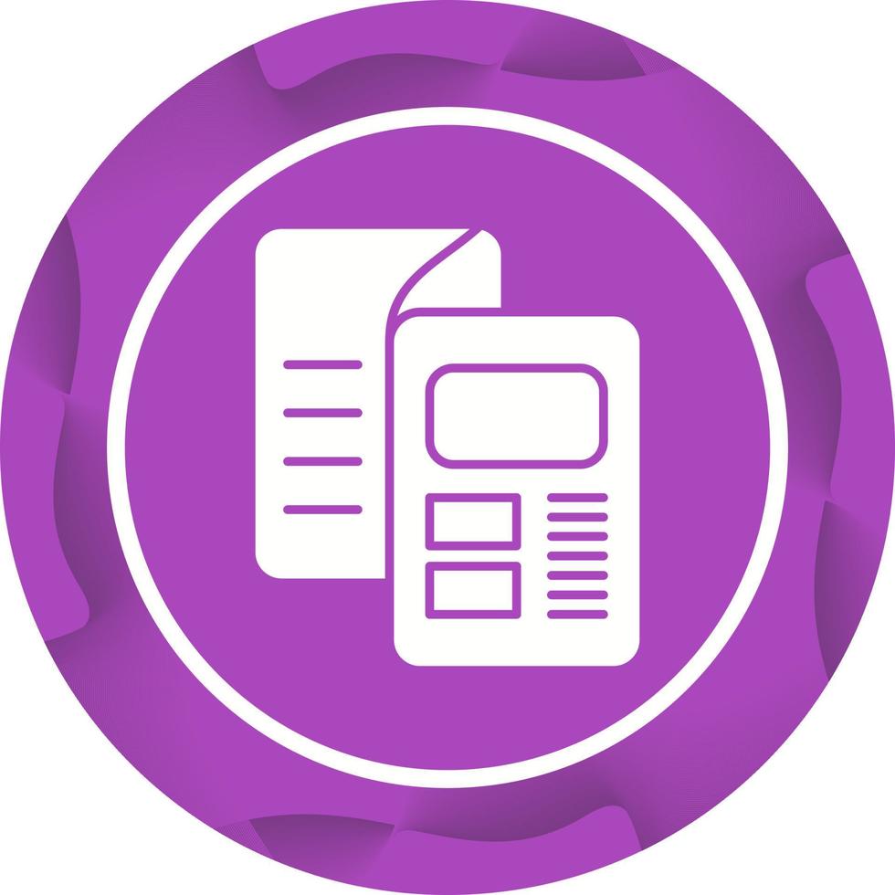 Brochure Vector Icon