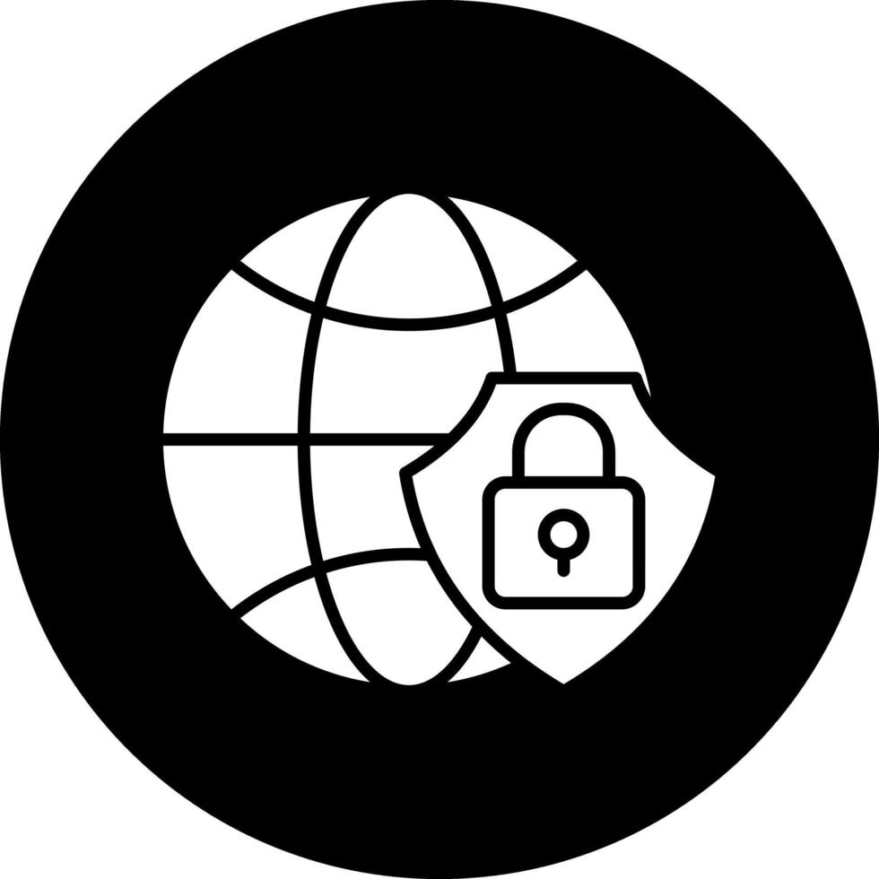 Global Security Vector Icon Design