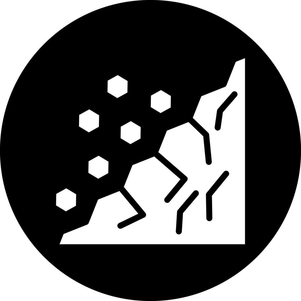 Landslide Vector Icon Design