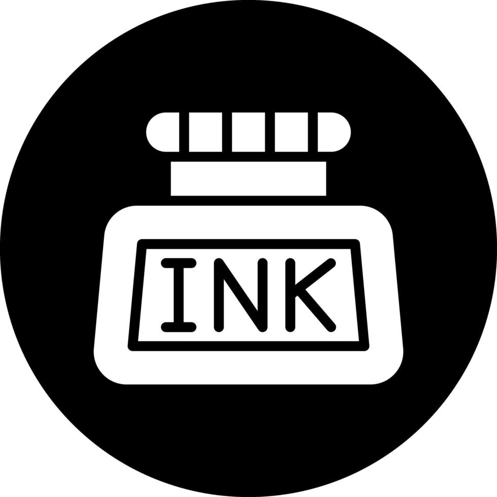 diseño de icono de vector de tinta