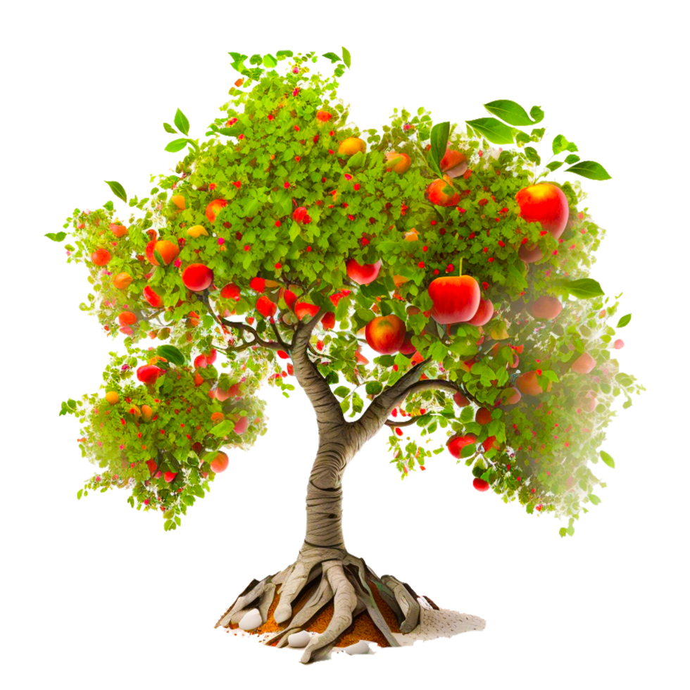 gros Pomme arbre gratuit illustration png