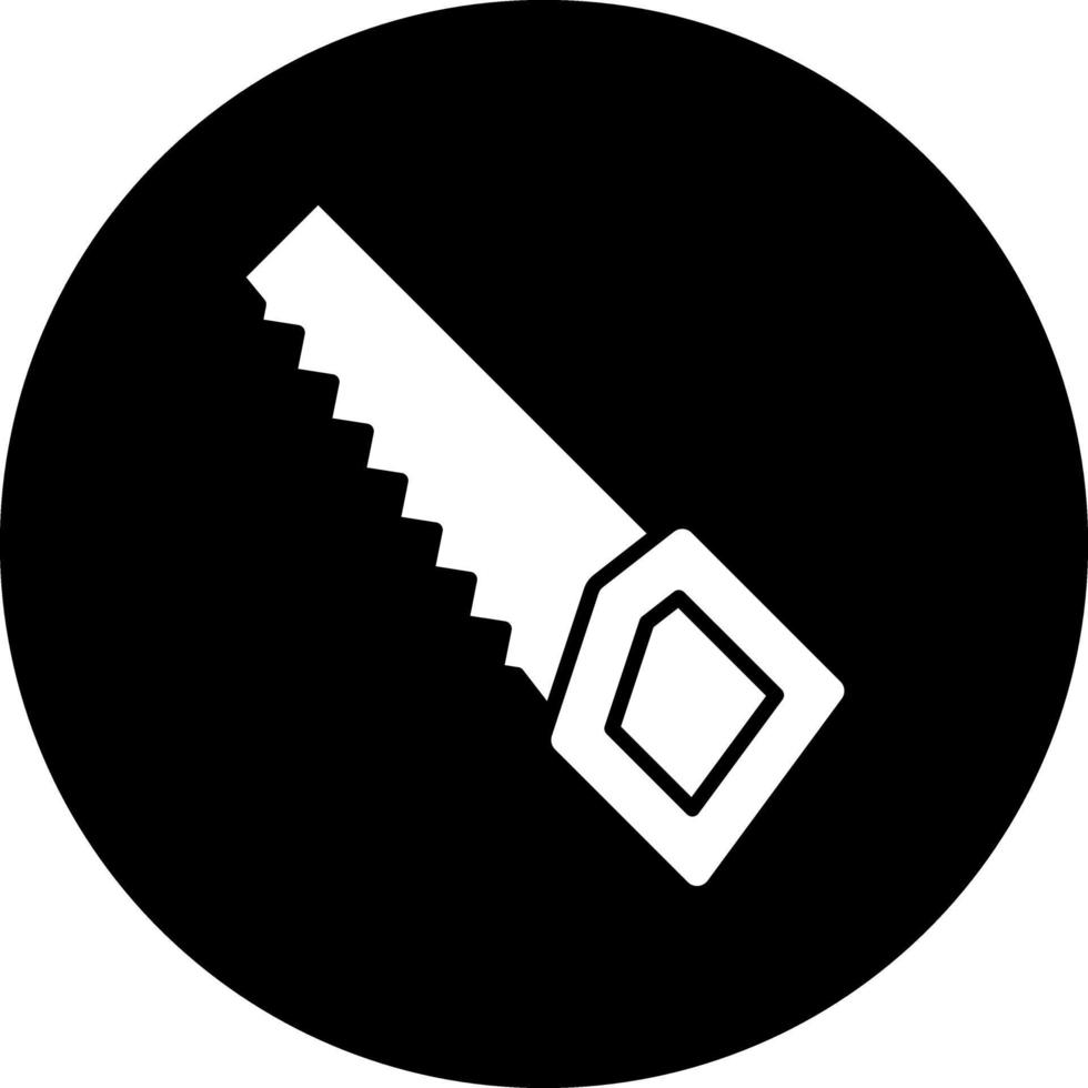 Hand Saw Vector Icon Design