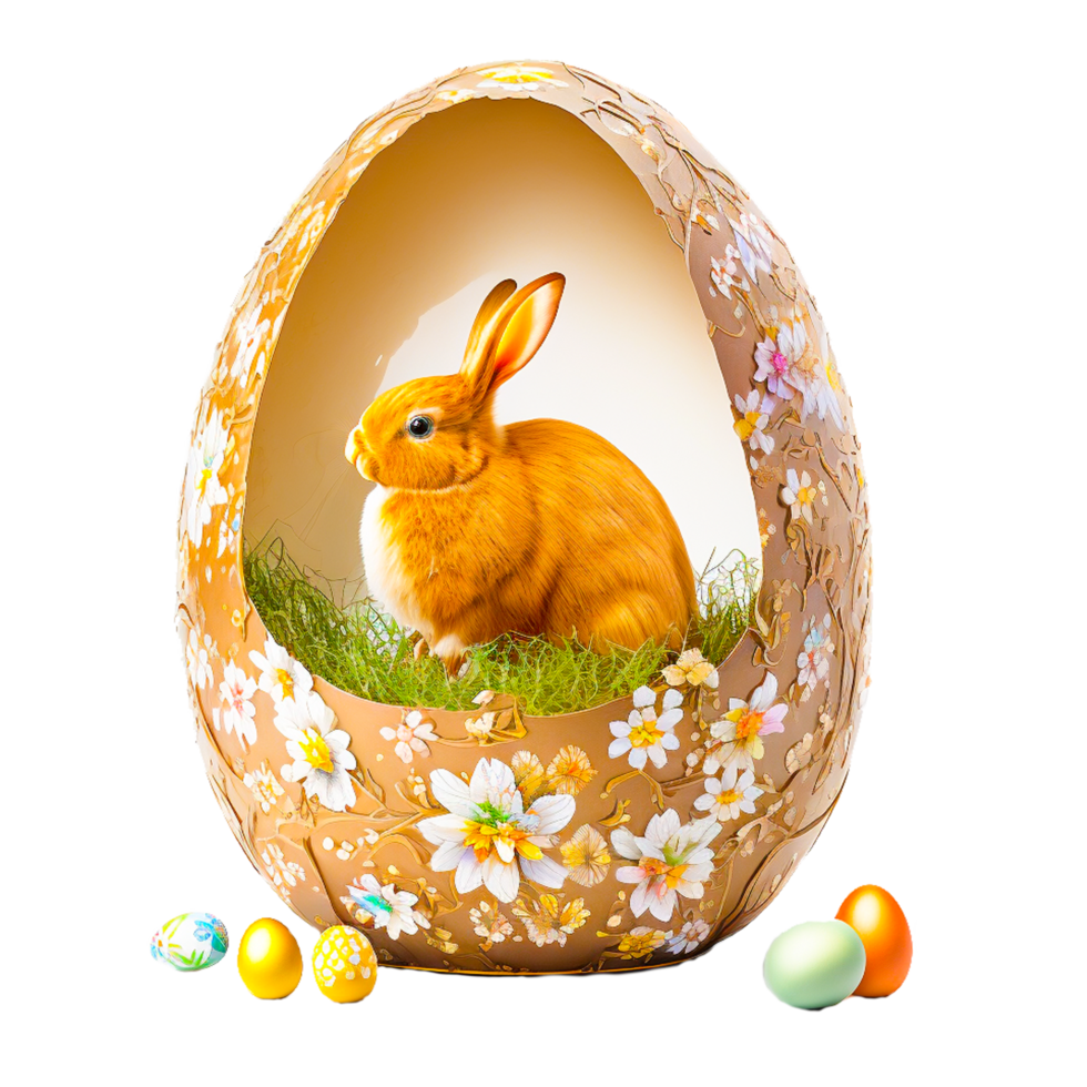 Easter bunny PNG transparent