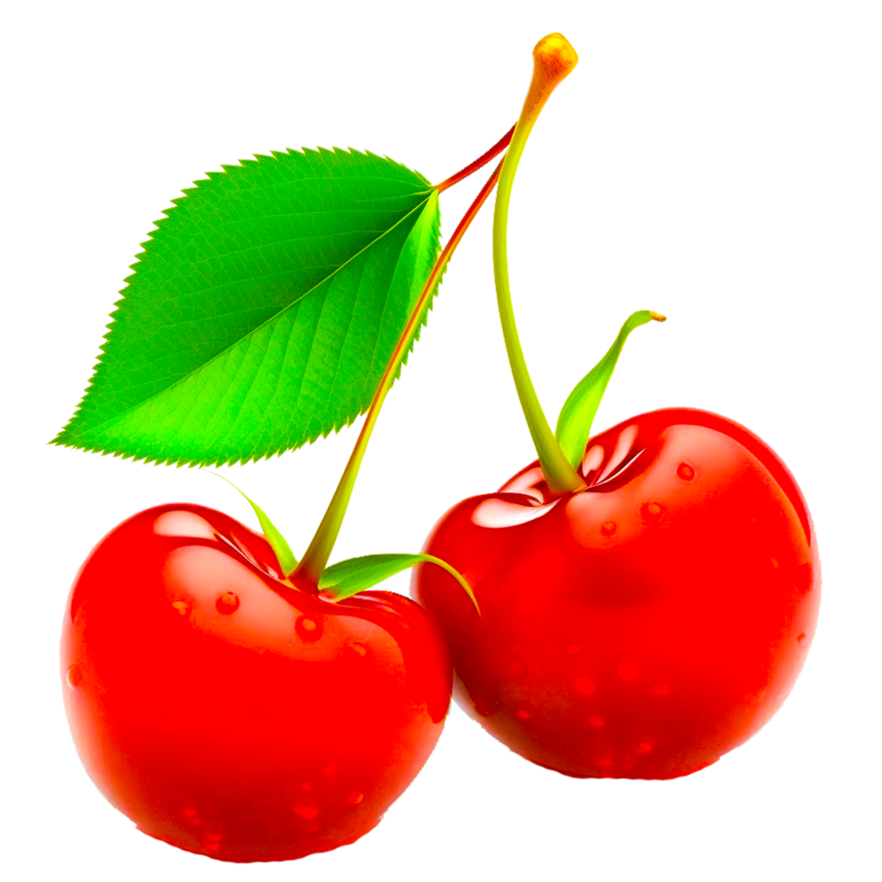 Cherry fruit illustration png