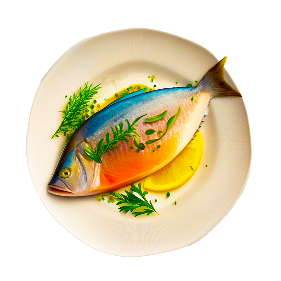 Steamed Fish PNG transparent