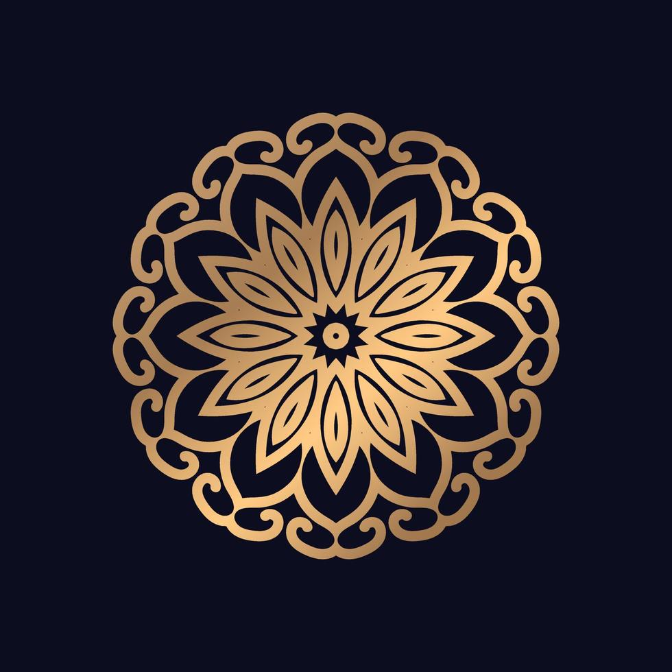 Ethnic mandala Mandala art design simple vector