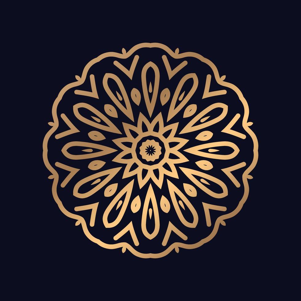 Elegant mandala Mandala art design simple Background vector