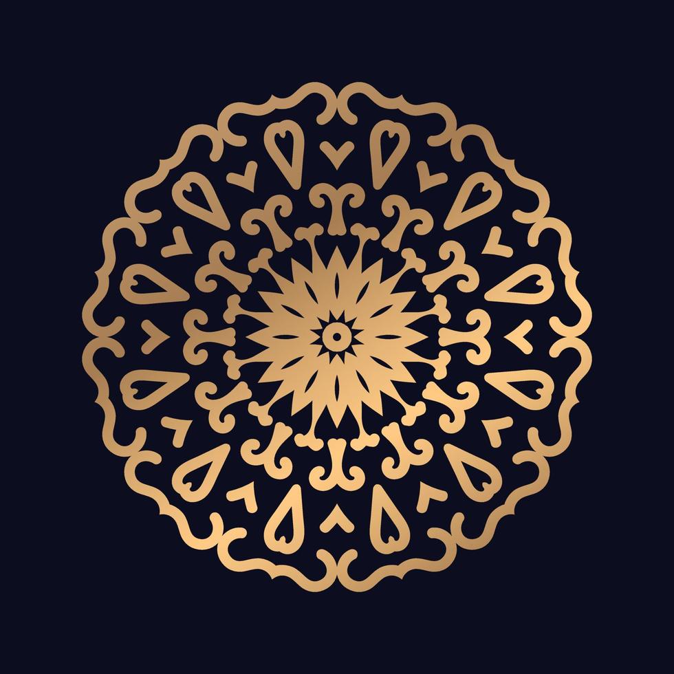 Floral mandala Mandala art design simple Background vector