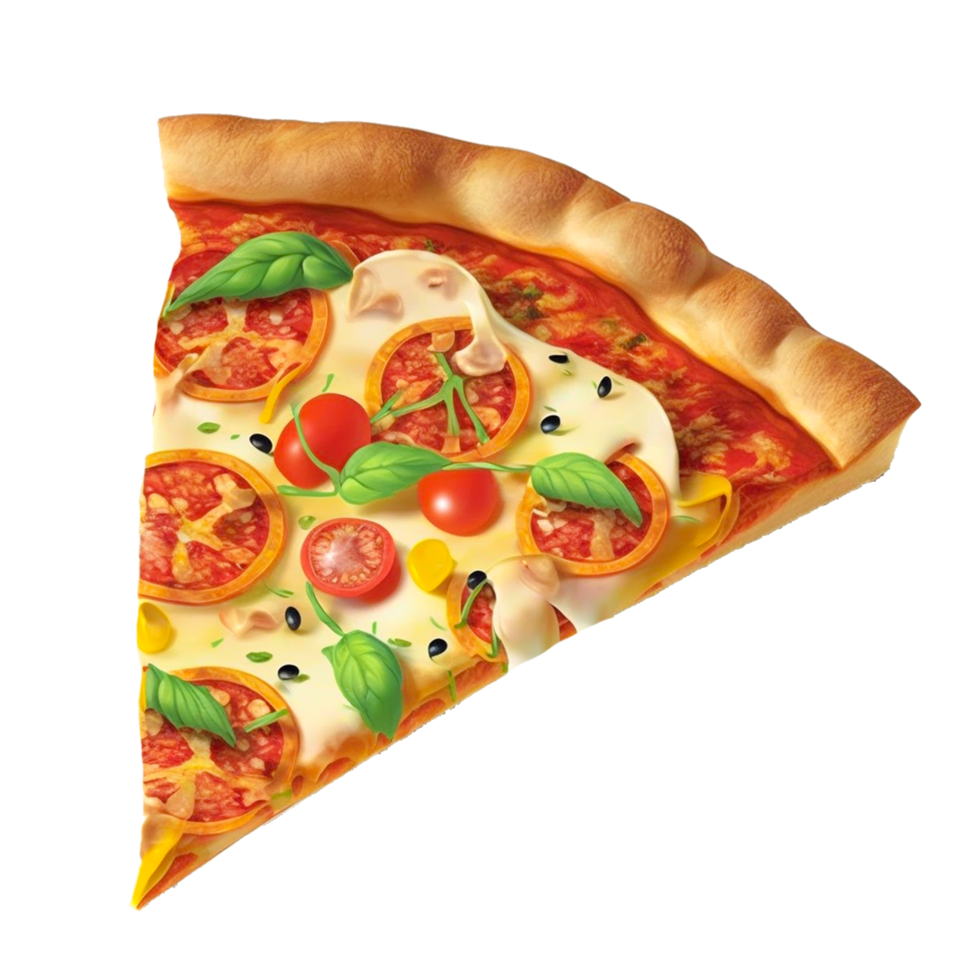 italiensk utsökt pizza skiva fri illustration png