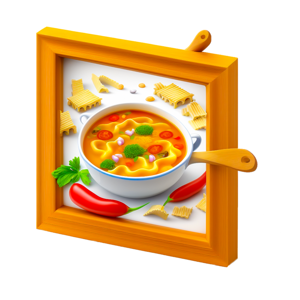 sopa pollo plato con cebolla cuenco png