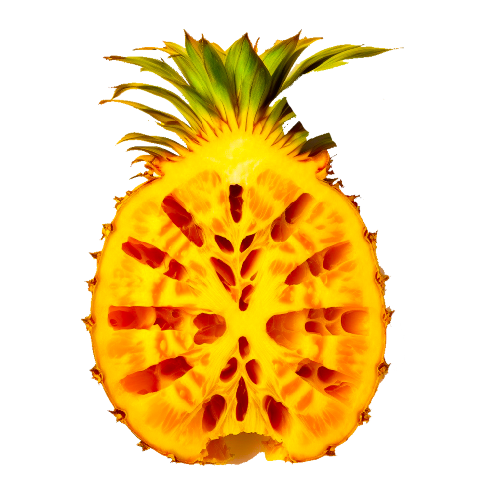 tekenfilm ananas PNG transparant