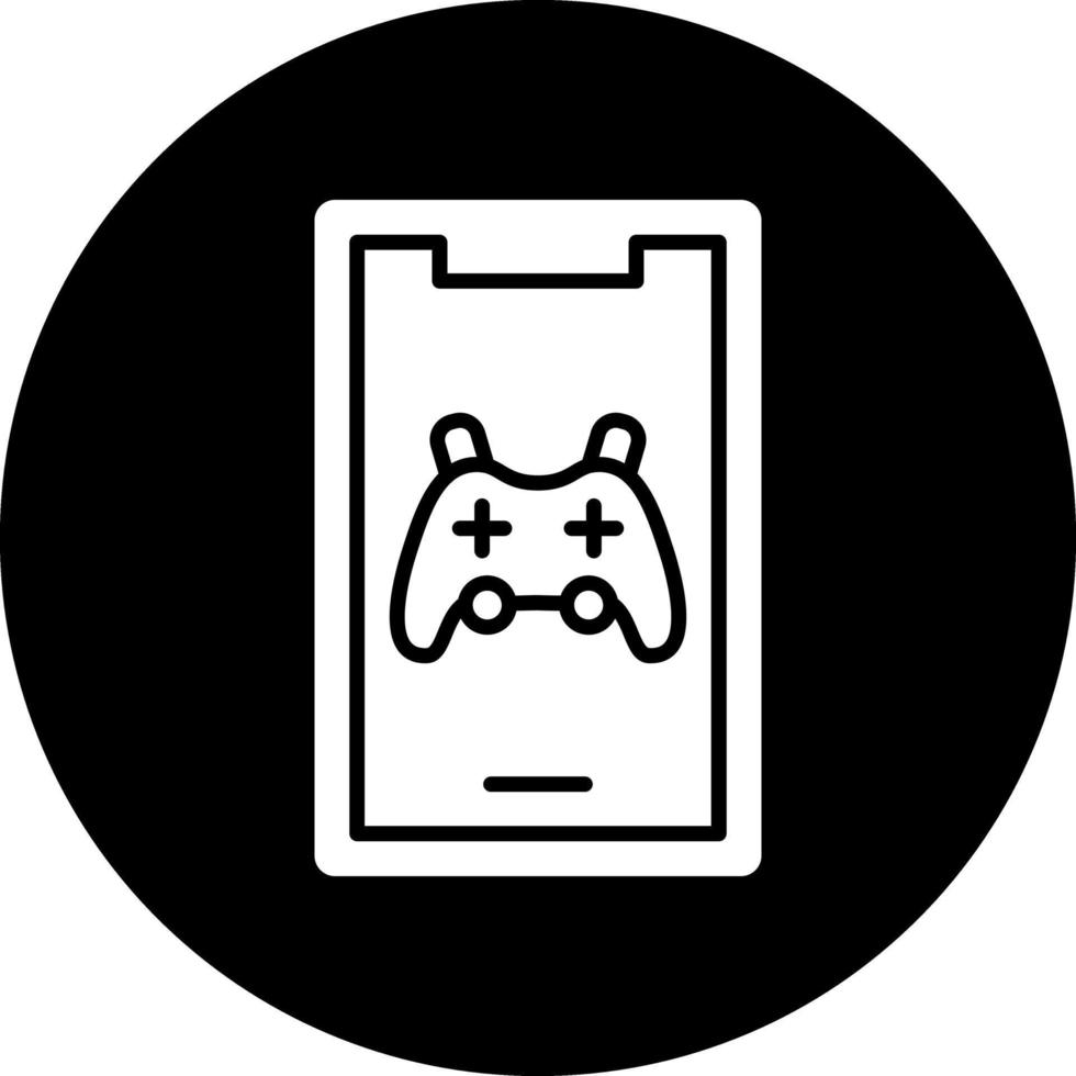 Mobile Gaming Vector Icon Design