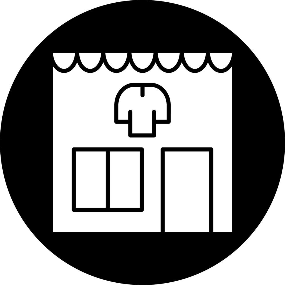 ropa Tienda vector icono diseño