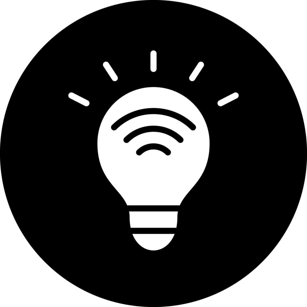 Smart Lighting Vector Icon Design