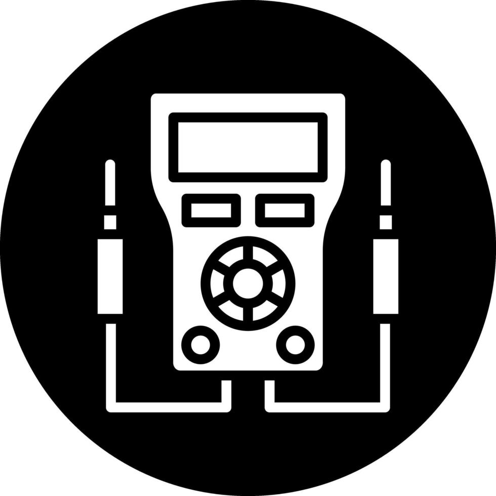 Voltmeter Vector Icon Design