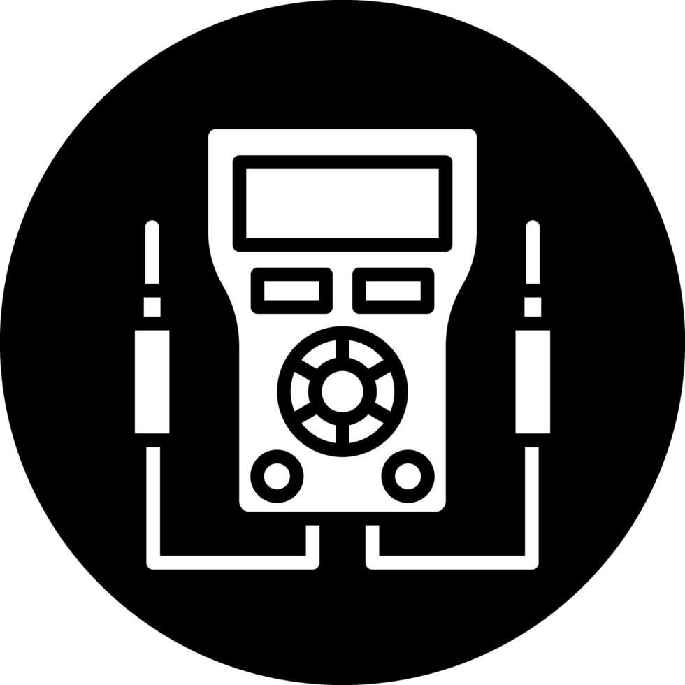 voltímetro vector icono diseño