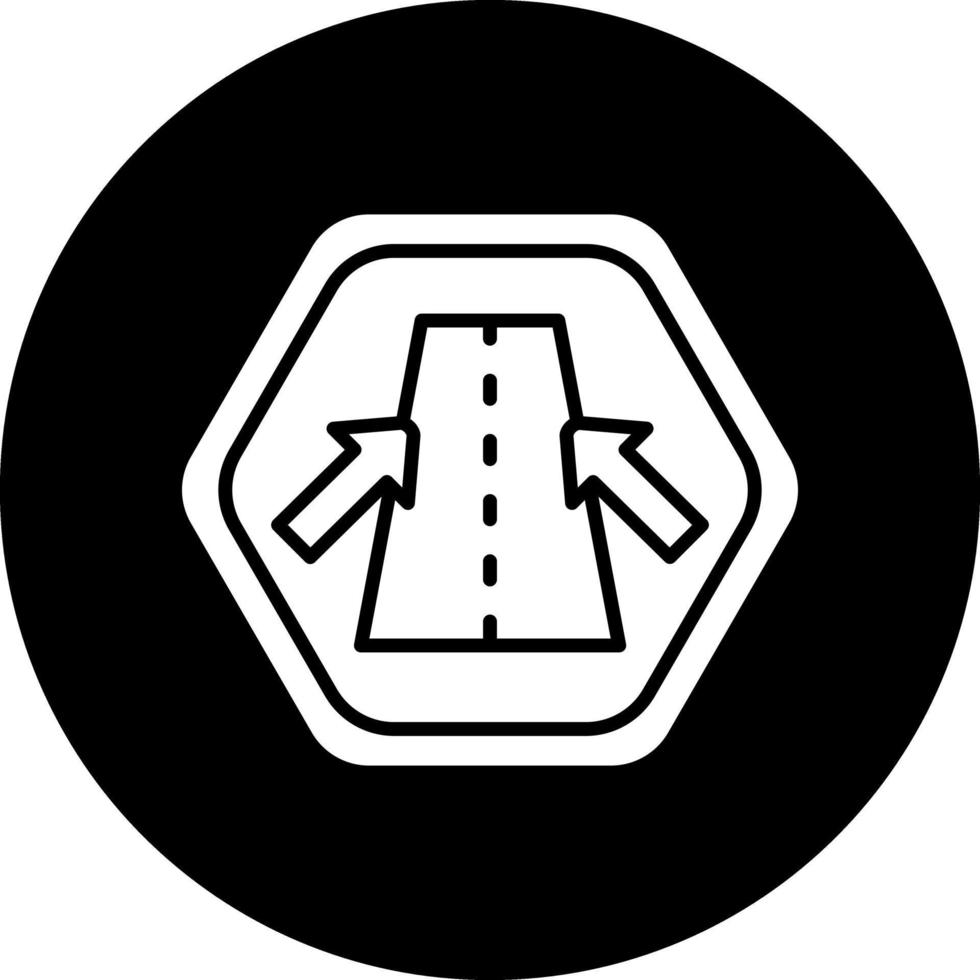 Keep In Lane Vector Icon Design