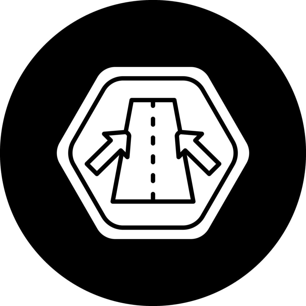 Keep In Lane Vector Icon Design