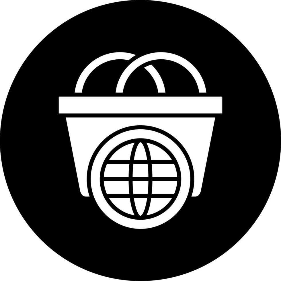 Worldwide Shopping Vector Icon Design