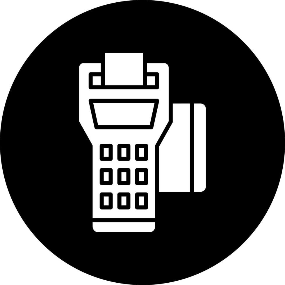 diseño de icono de vector de terminal pos