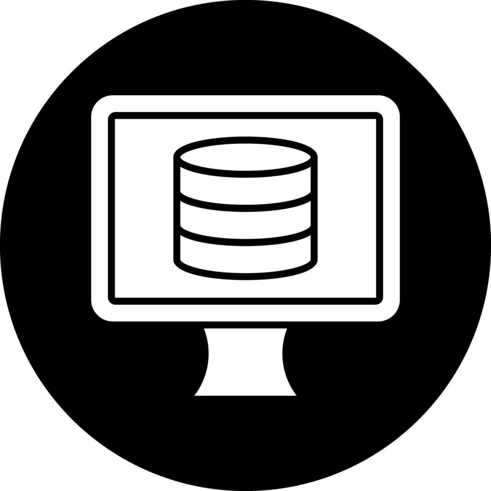 diseño de icono de vector de base de datos