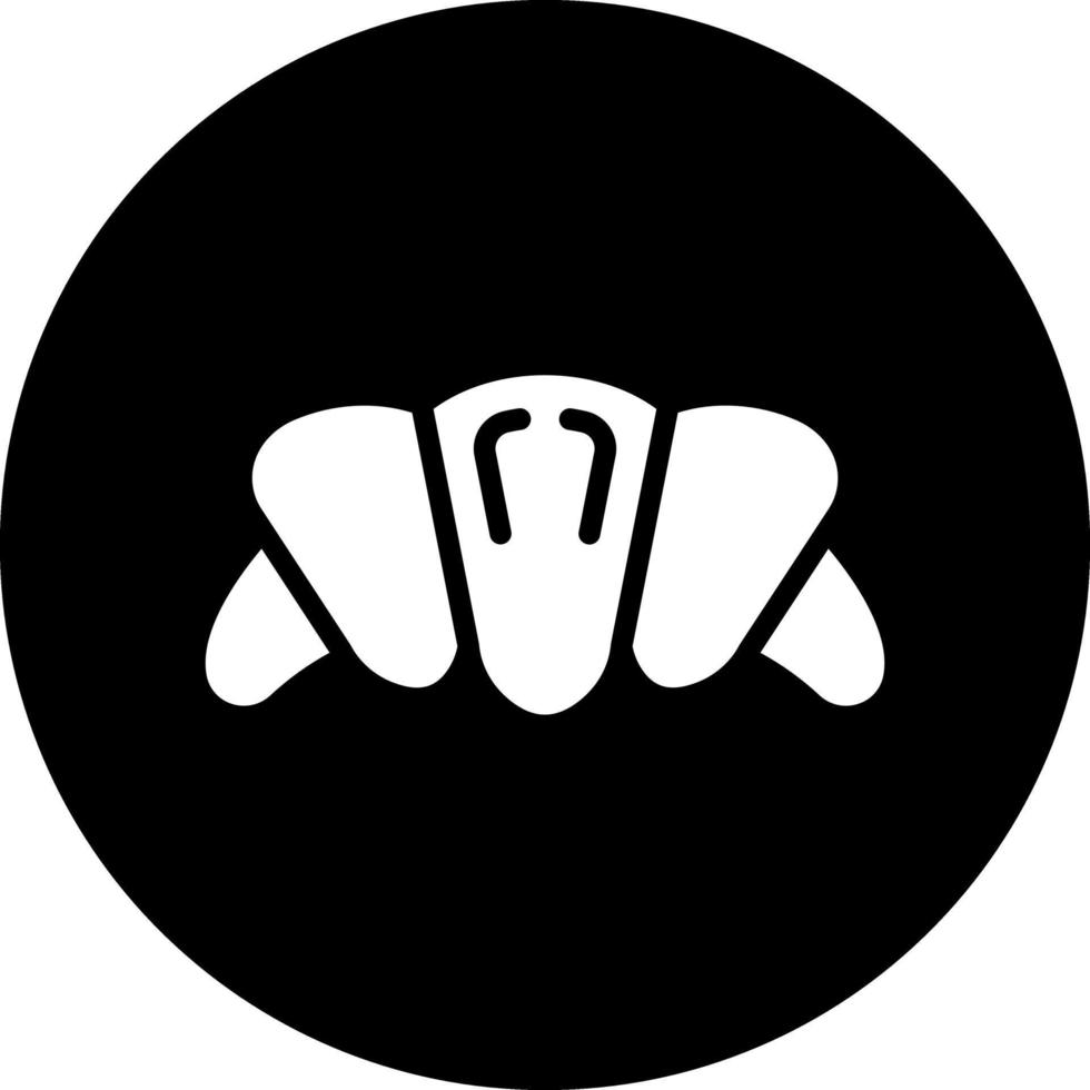 Croissant Vector Icon Design