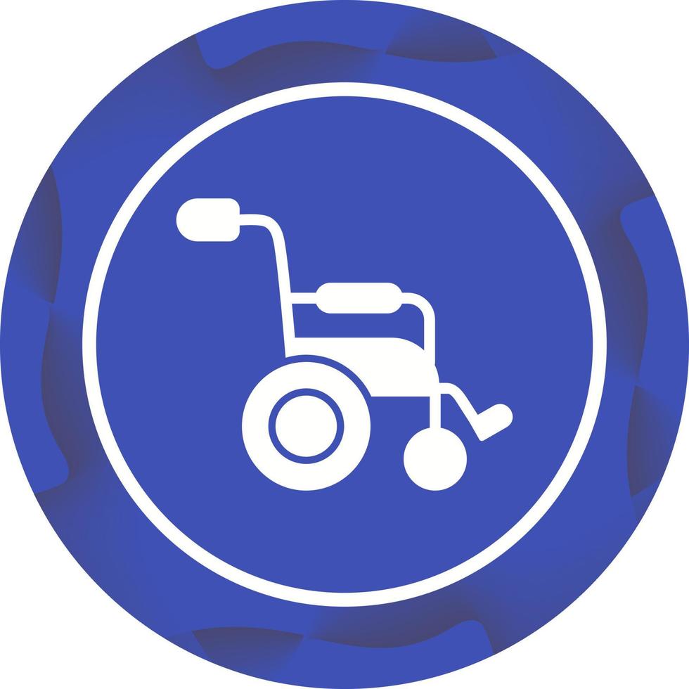 Wheel Chair Vector Icon