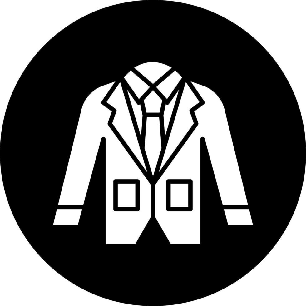 Wedding Men Suit Vector Icon Design