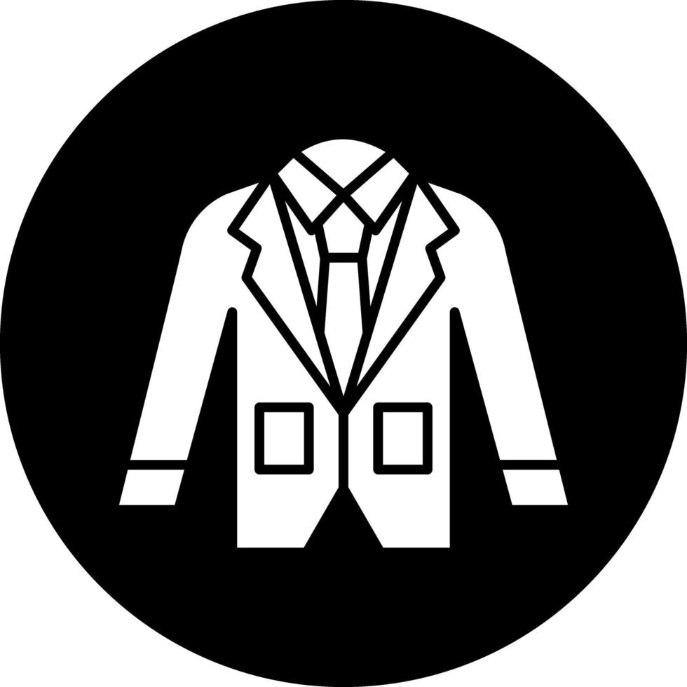 Wedding Men Suit Vector Icon Design