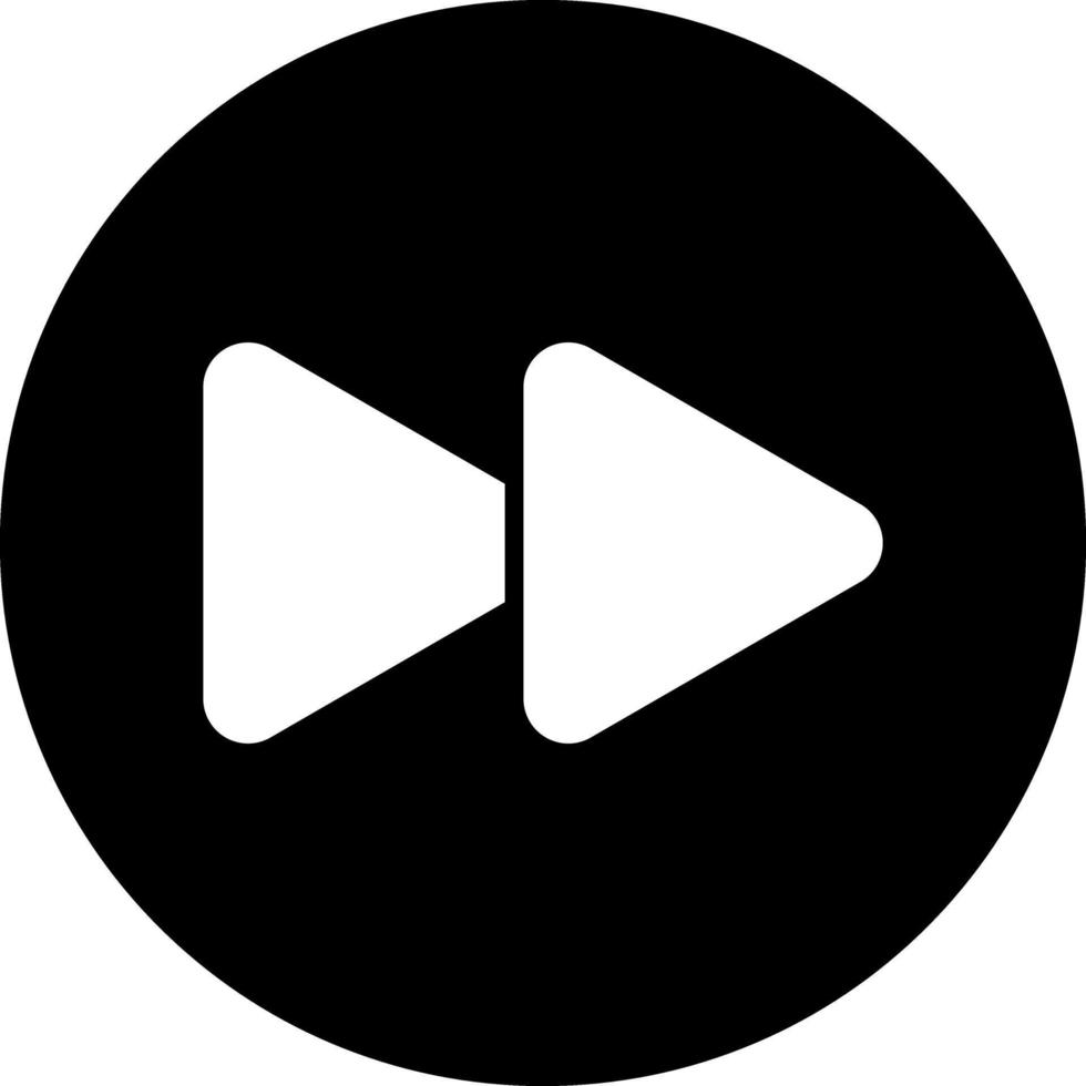 Fast Forward Vector Icon Design