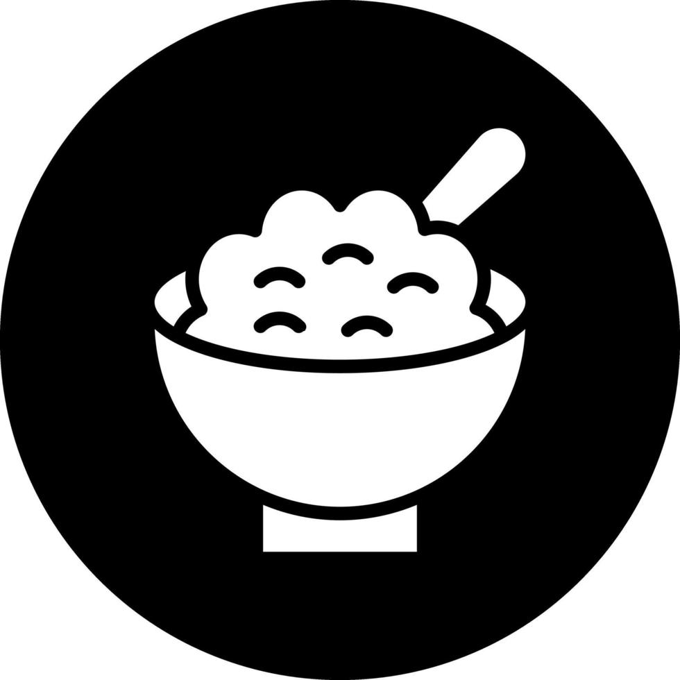 cereal cuenco vector icono diseño