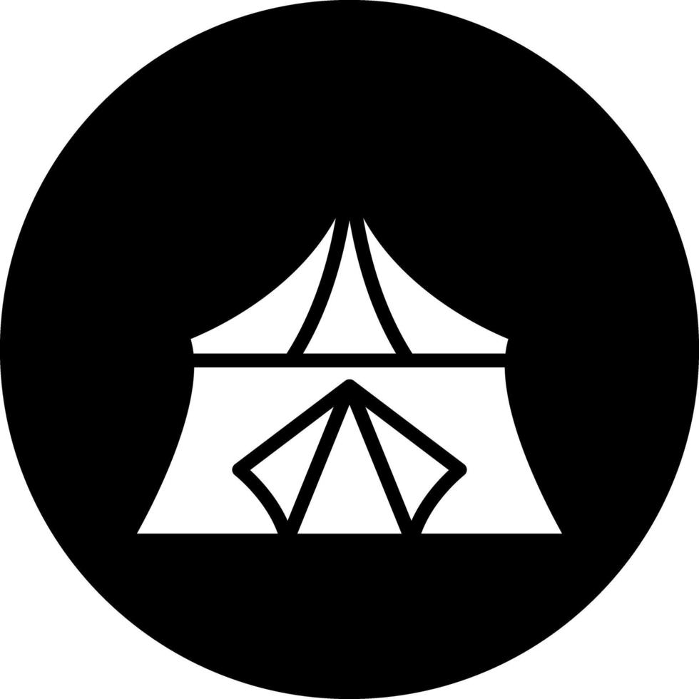 Tent Vector Icon Design