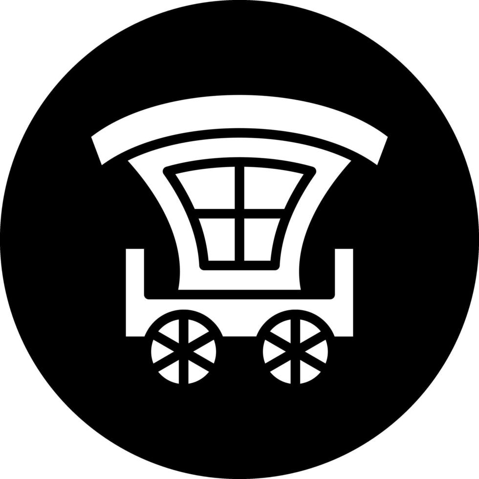 Carriage Vector Icon Design