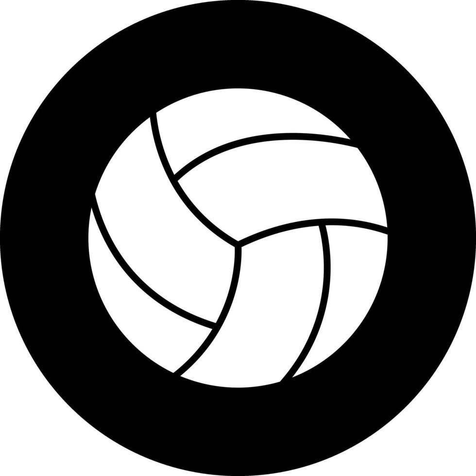 diseño de icono de vector de voleibol