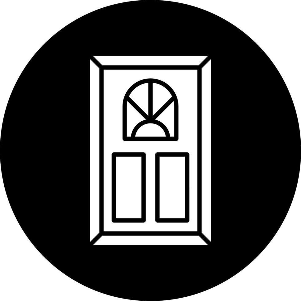 habitación puerta vector icono diseño