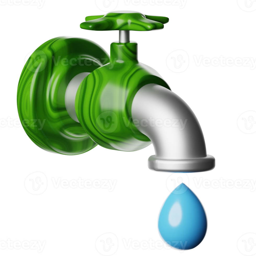 Ramadan Tap Water 3d Icon Illustration png