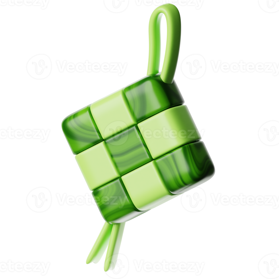 Ramadan Ketupat 3d Icon Illustration png