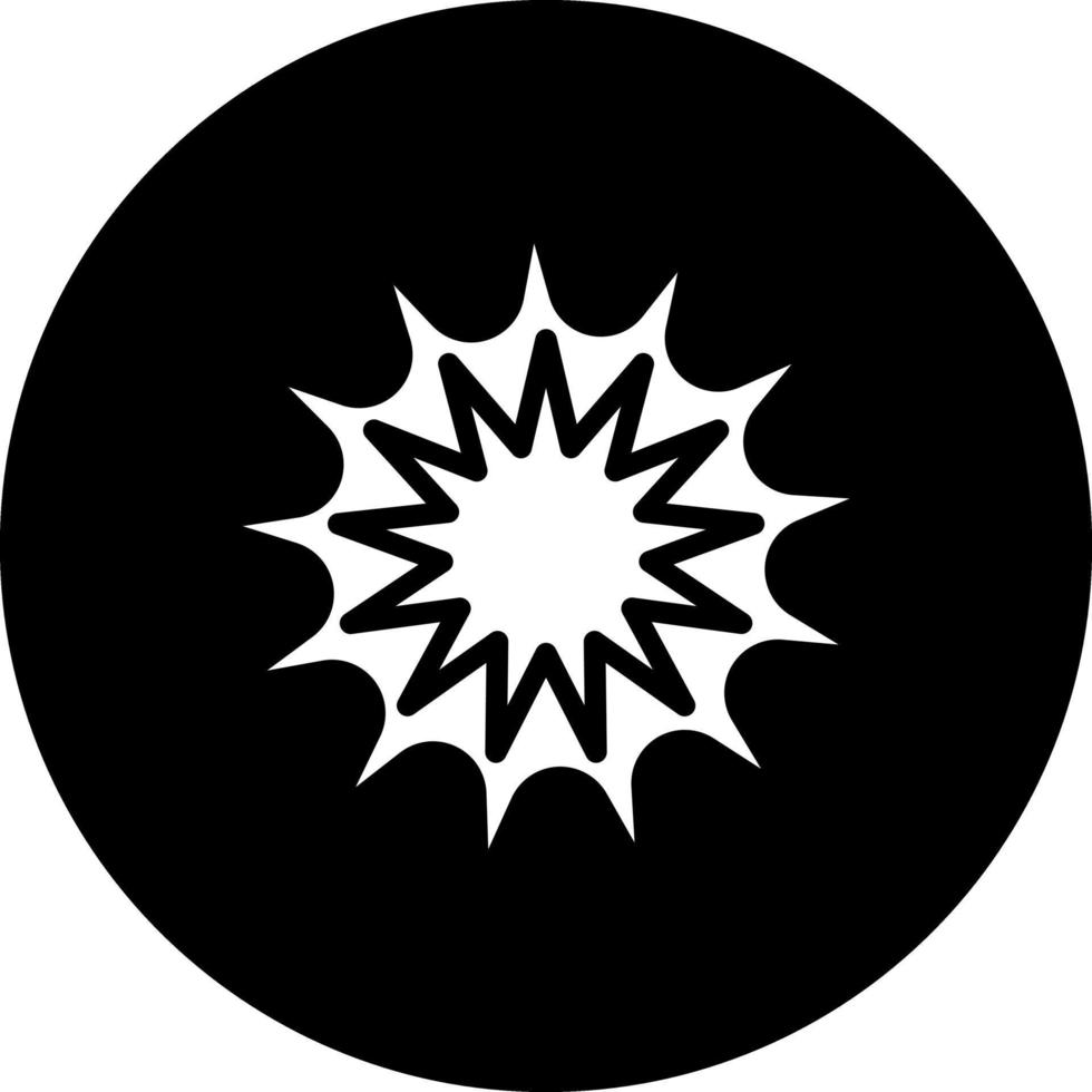 Explosion Vector Icon Design